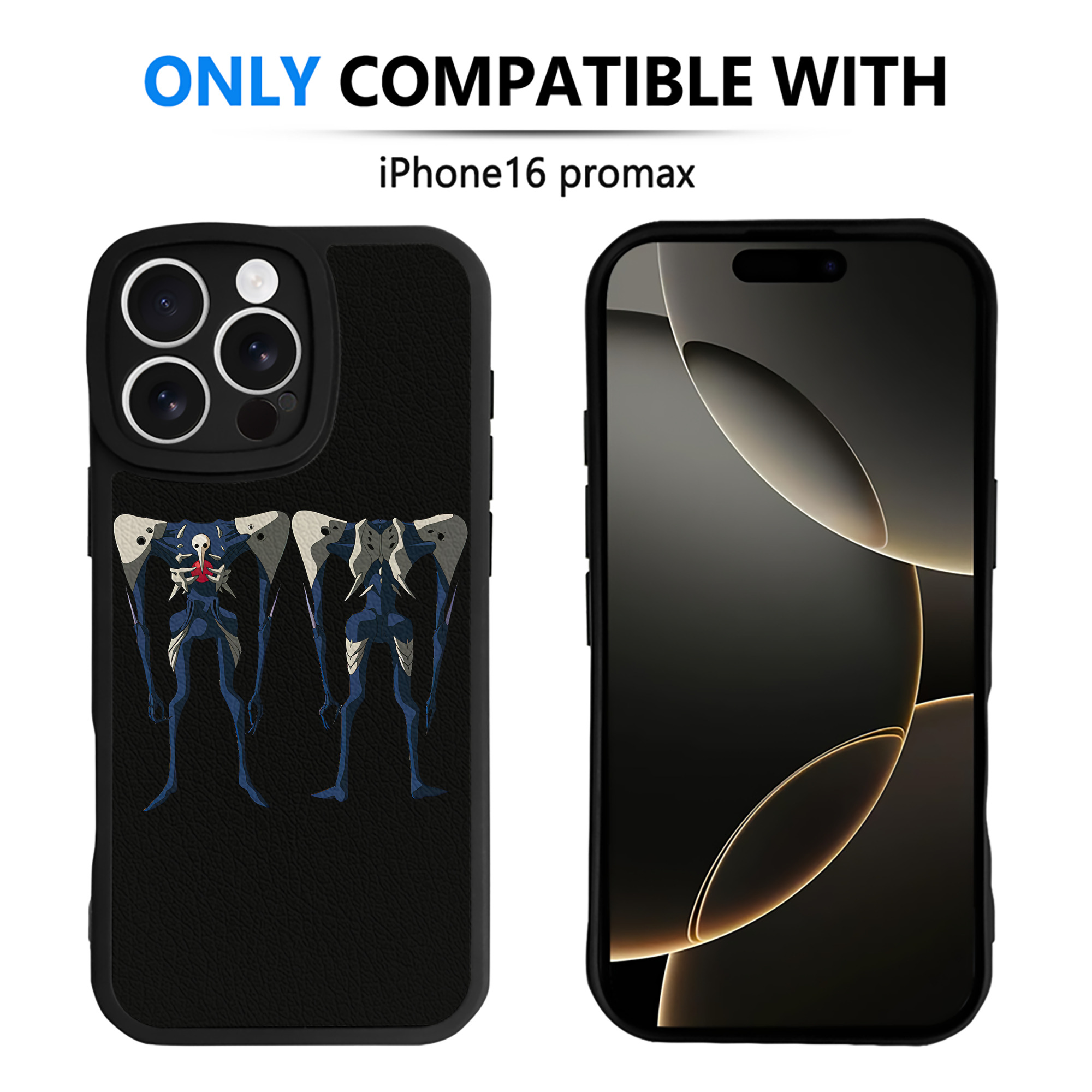 （画像用） EVA 新世紀エヴァンゲリオン 【iPhone 16シリーズ対応】シリコンスマホケース（レザー調） 材質：シリコン
